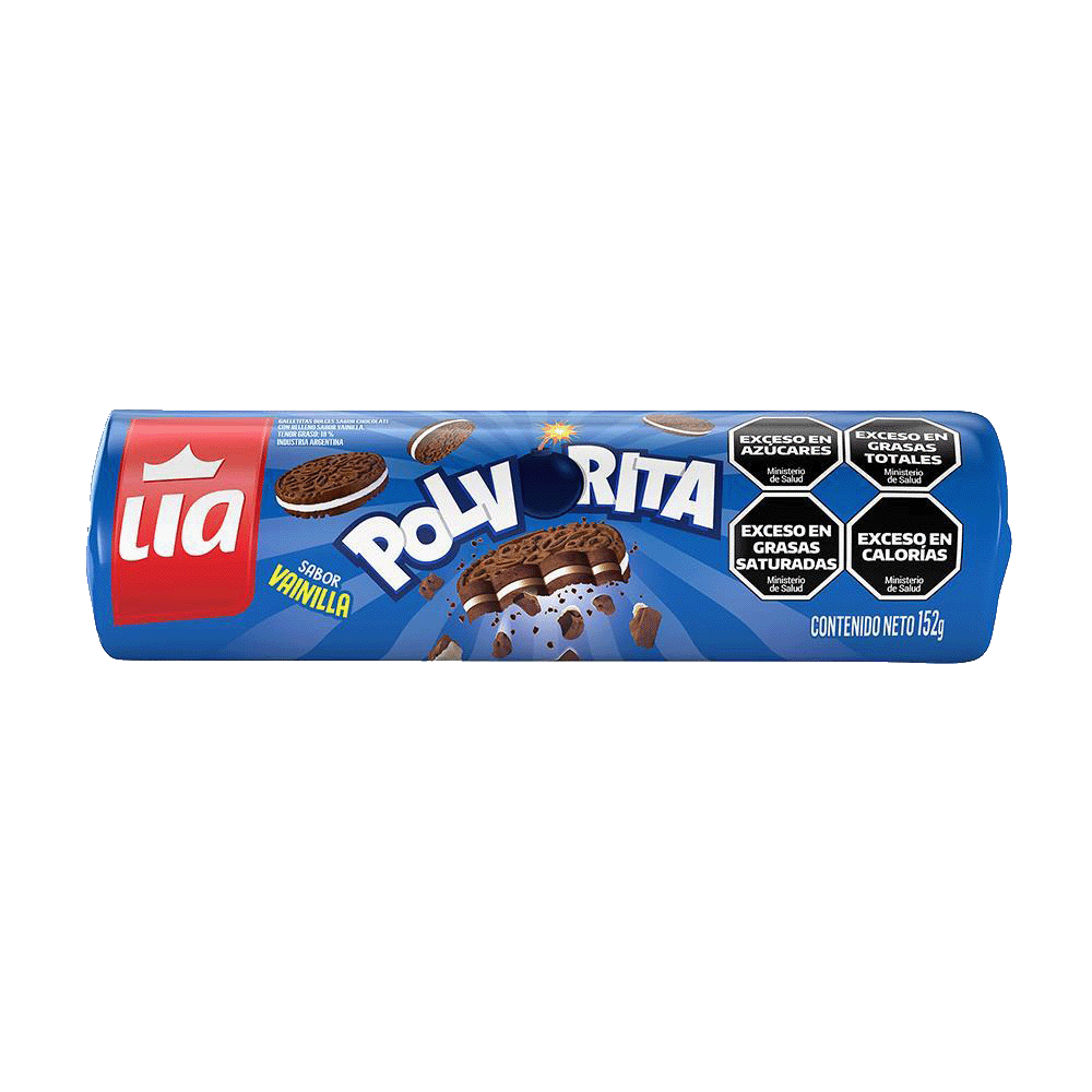 Galletita Rellena de Vainilla Polvorita en Paquete 152 gr