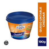 Queso LA PAULINA Pote Untable Cheddar 190gr