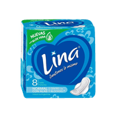 Toallas Femeninas LINA Con Alas 8u