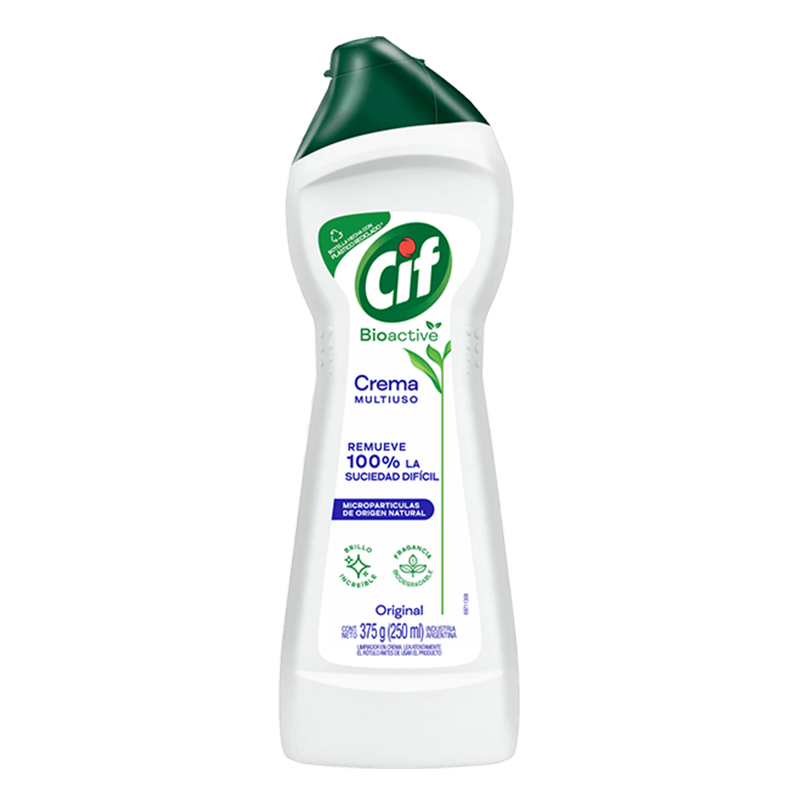 Limpiador Cremoso CIF Bio Active Original 375g