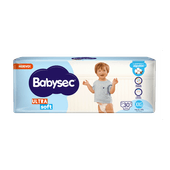 Pañales BABYSEC Ultrasoft XXG 30u