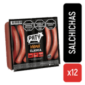 Salchichas PATY Viena Clasicas Sin Tacc 12u