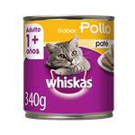 Alimento WHISKAS Adulto Pollo Lata 340gr