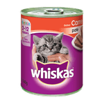 Alimento WHISKAS Carne Lata 340g