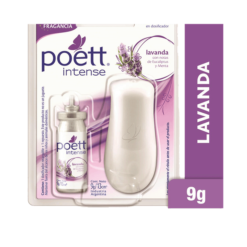 Desodorante De Ambiente POETT Intense Lavanda Full 9g
