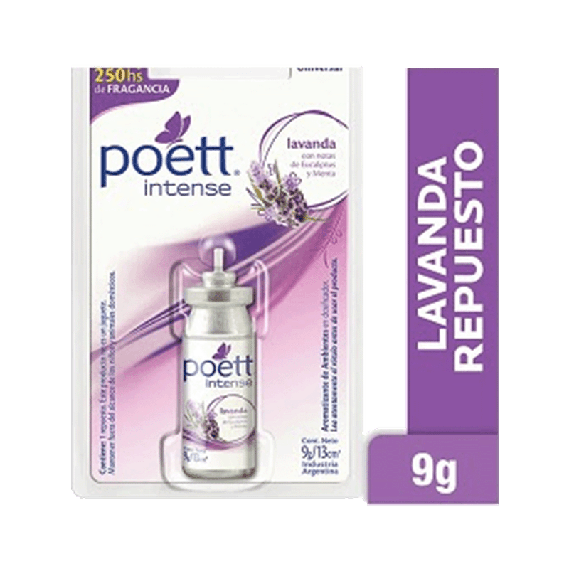 Desodorante De Ambiente POETT Intense Lavanda Repuesto 9g