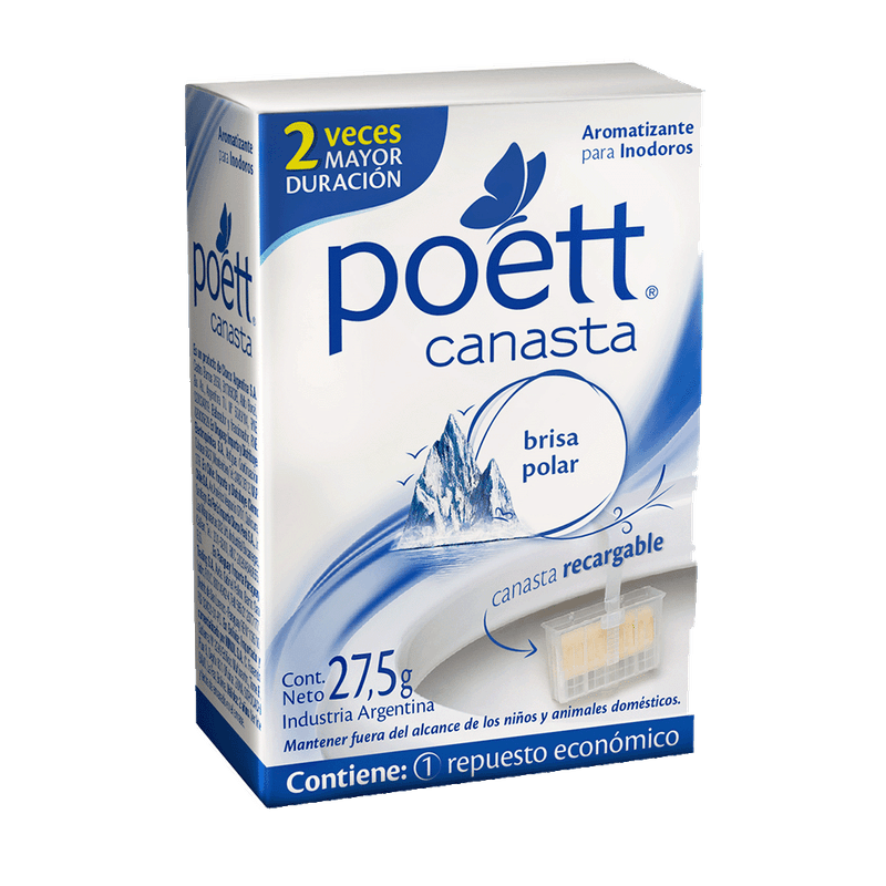 Desodorante Inodoro POETT Canasta Surtido Repuesto 32g