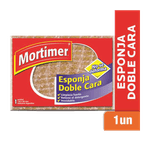 Esponja MORTIMER Doble Cara Bronce 1u