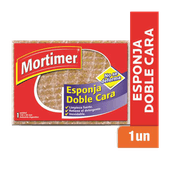 Esponja MORTIMER Doble Cara Bronce 1u