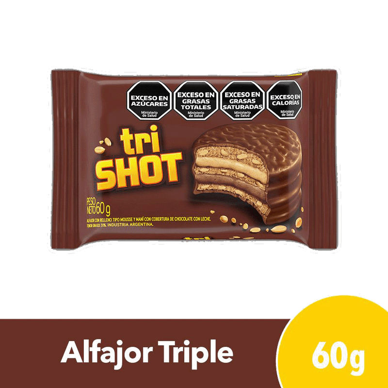 Alfajor SHOT Triple 60g