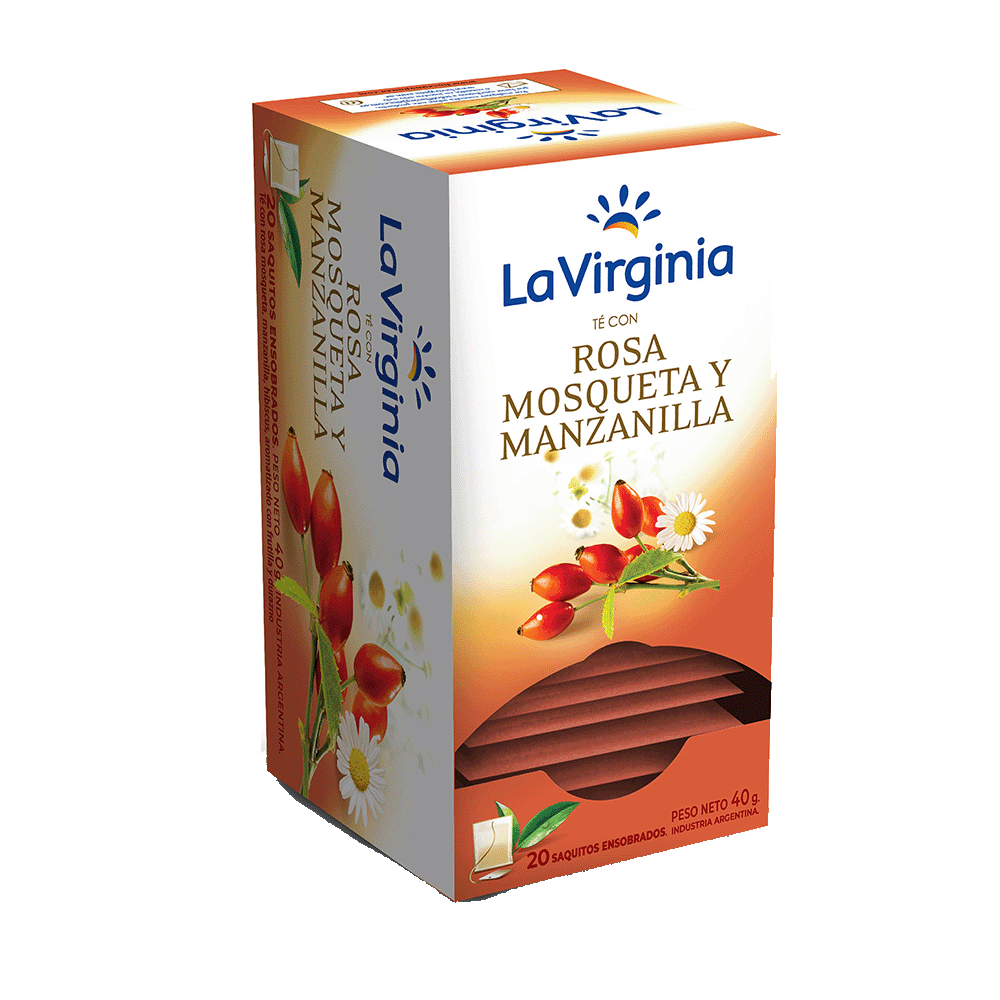 Té de Manzanilla en Saquitos La Virginia Rosa Mosqueta 20 un