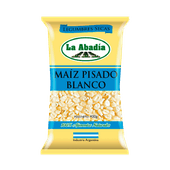 Maiz LA ABADIA Pisado Blanco Bolsa 400g