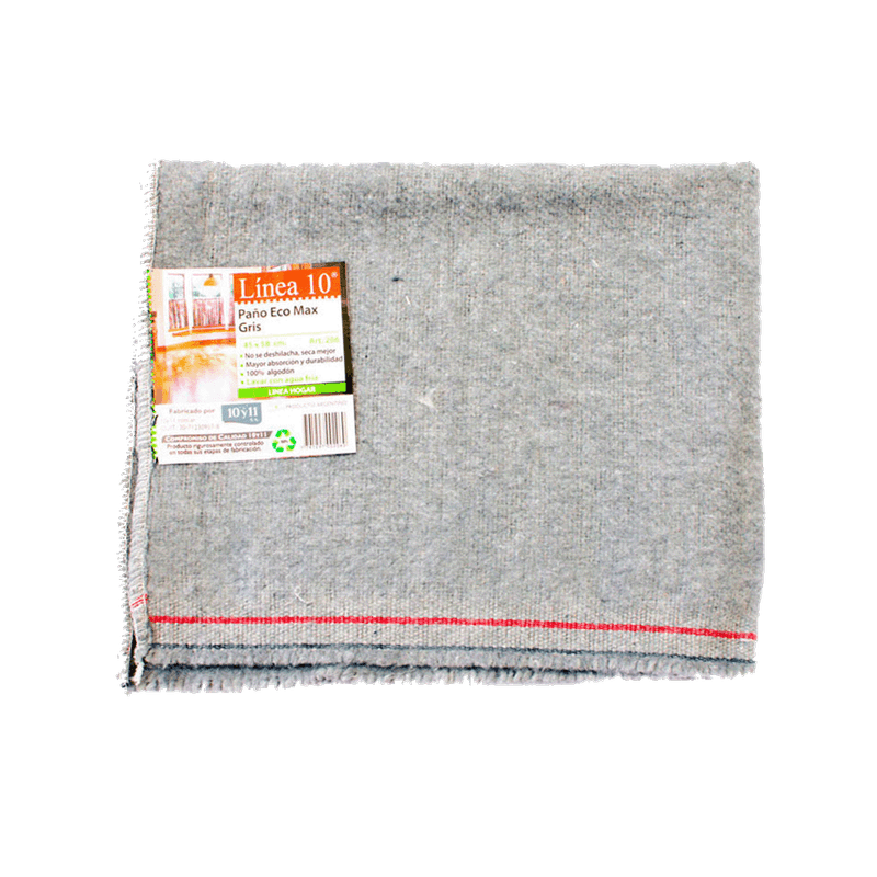 Trapo De Piso LINEA 10 Eco Max Gris 45x58cm 1u