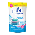 Perfume Para Ropa POETT Suavidad De Algodón Doy Pack 250cc