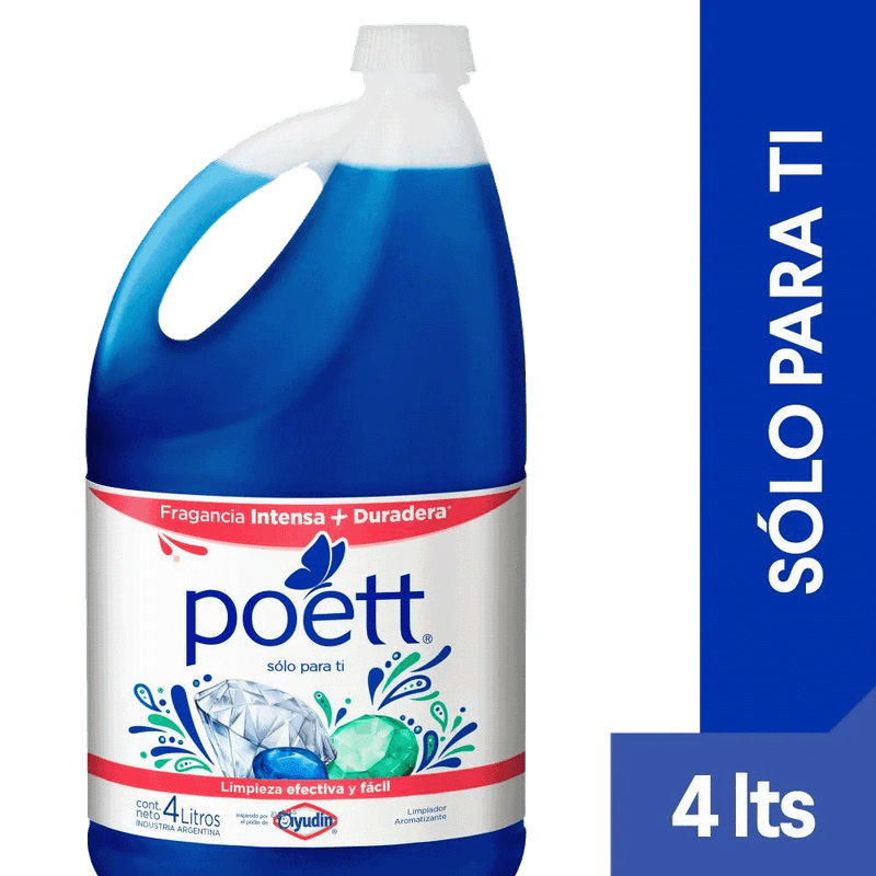 Limpiador Liquido POETT Solo Para Ti 4L