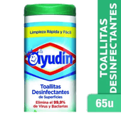 Toallitas AYUDIN Desinfectante Aroma Fresco 65u