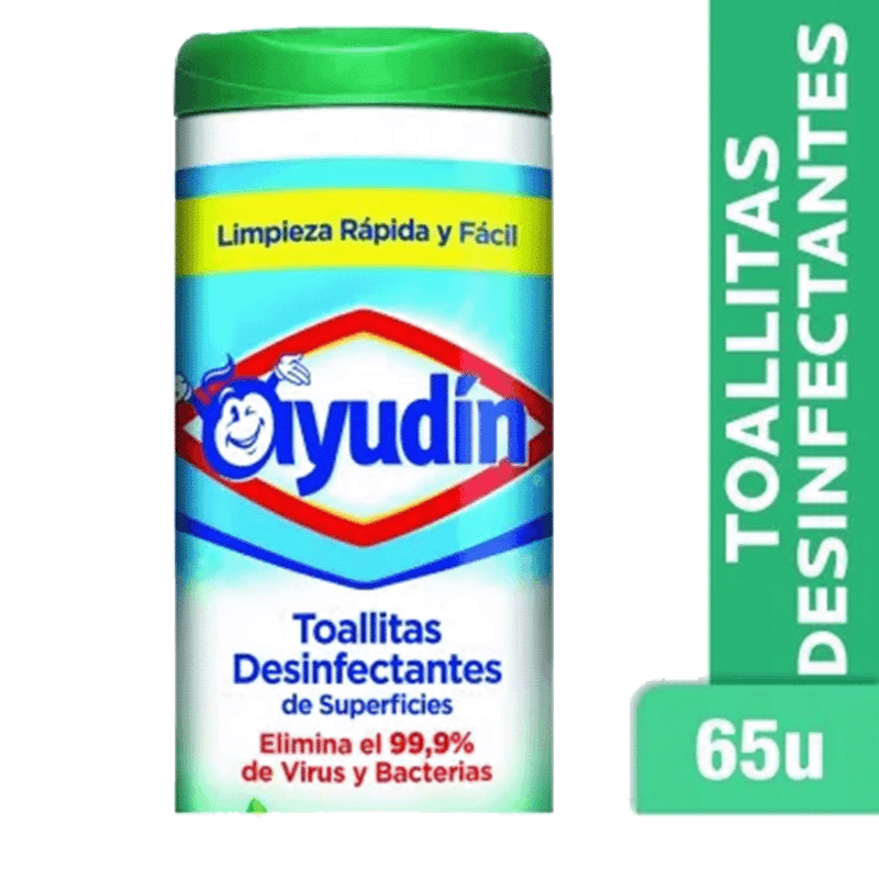 Toallitas AYUDIN Desinfectante Aroma Fresco 65u
