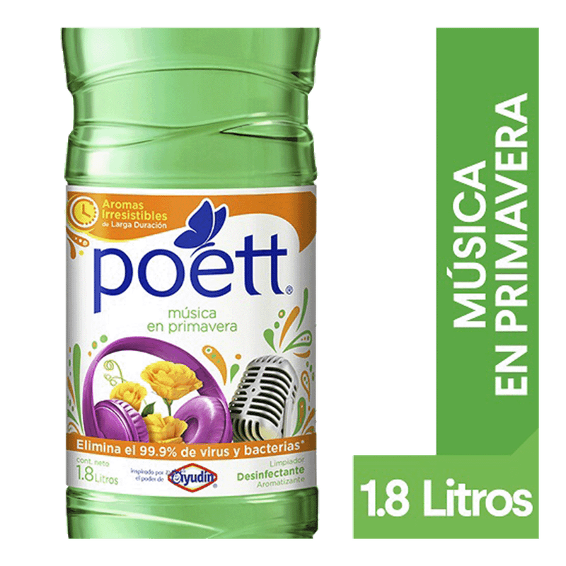 Limpiador Líquido POETT Musica En Primavera 18L