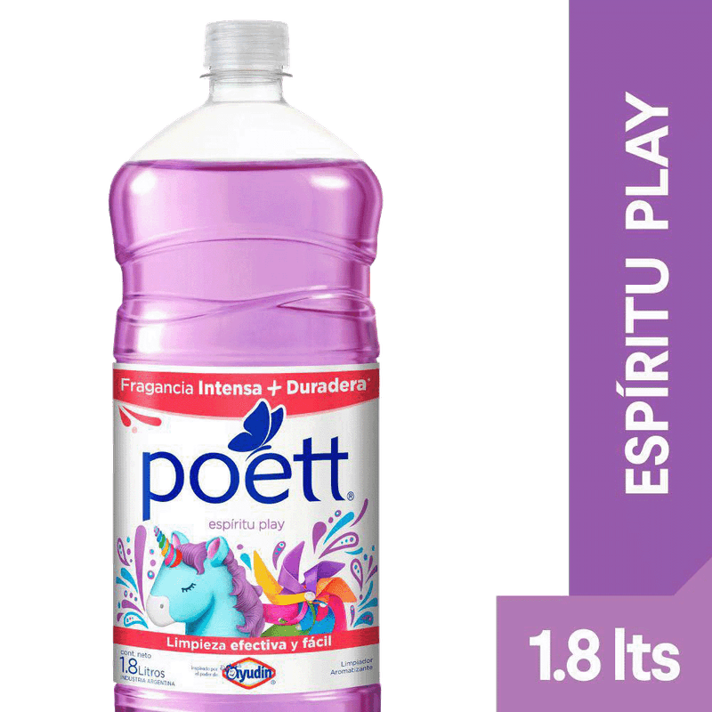 Limpiador Líquido POETT Espiritu Play 18L