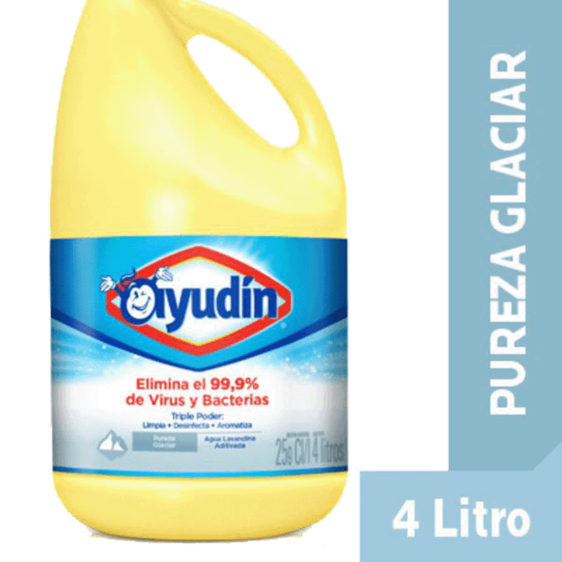 Agua Lavandina AYUDIN Triple Poder Pureza 4L