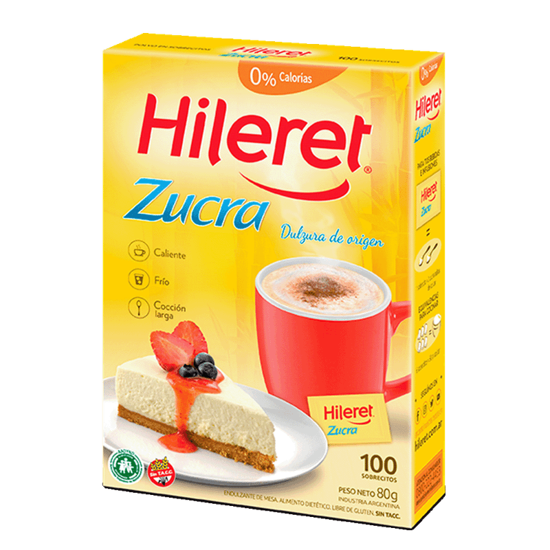 Endulzante HILERET Zucra Polvo 100u