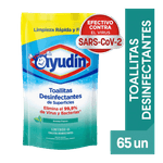 Toallitas AYUDIN Desinfectante Fresco Doy Pack 65u