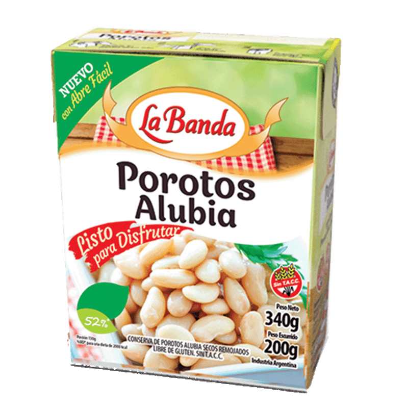Porotos LA BANDA Alubia Tetra 340g