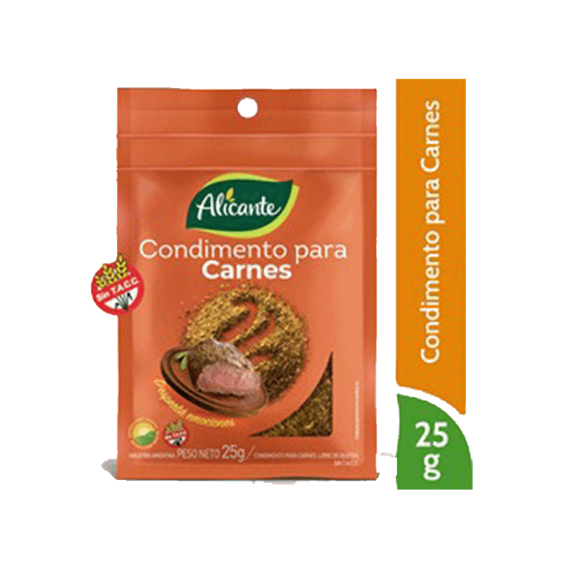 Condimento ALICANTE Para Carnes 25g