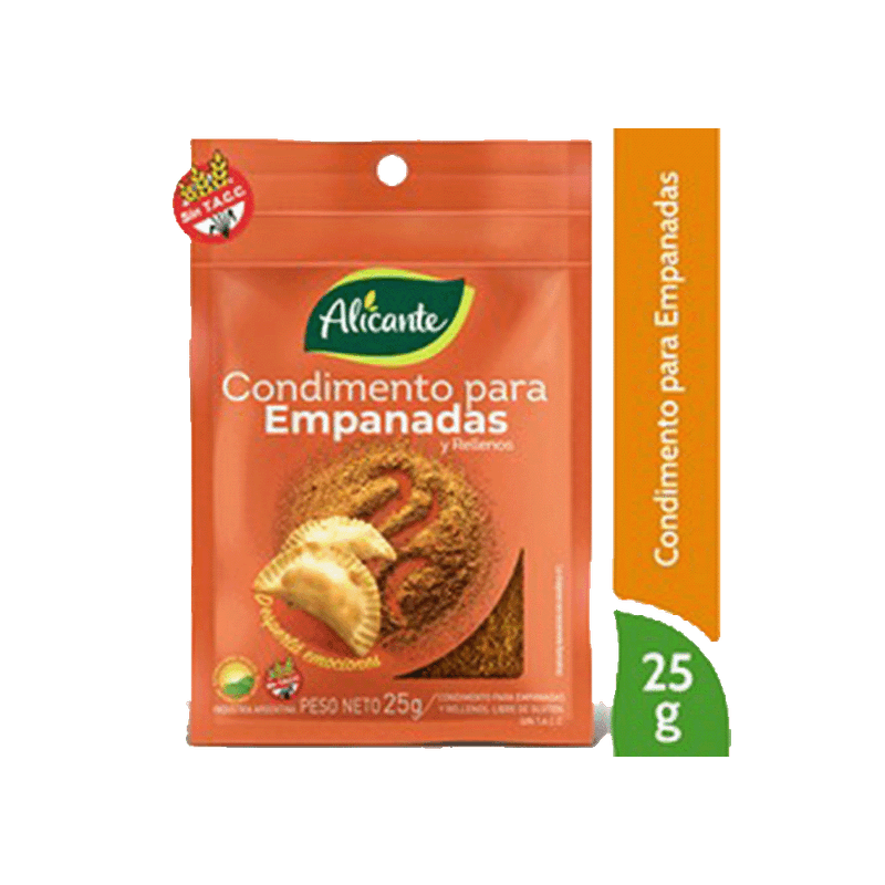 Condimento ALICANTE Para Empanada 25g