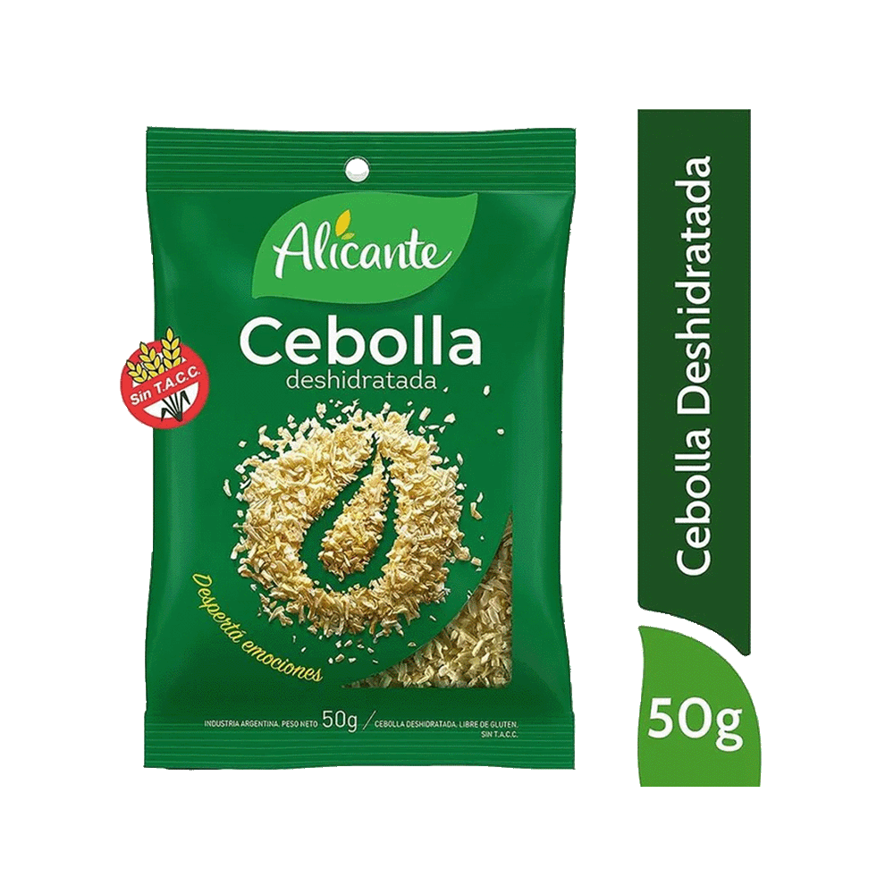 Cebolla Deshidratada S/TACC Alicante 50 gr