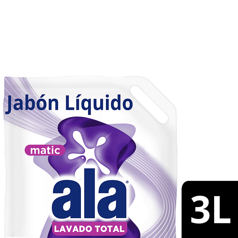 Jabón Liquido ALA Ecolavado Con VIVERE Doy Pack 3l