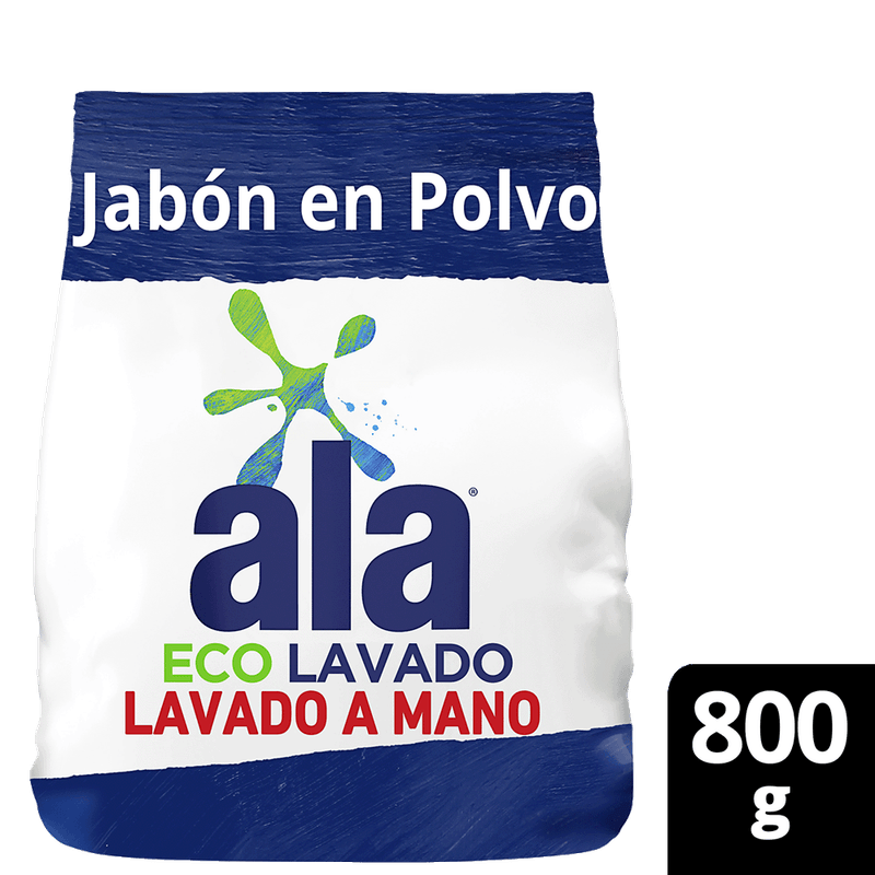 Jabón En Polvo ALA Regular Core Ecolavado 800g