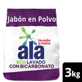 Jabón En Polvo ALA Regular Con Bicarbonato 3k