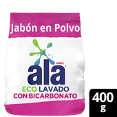Jabón En Polvo ALA Matic Con Bicarbonato 400g