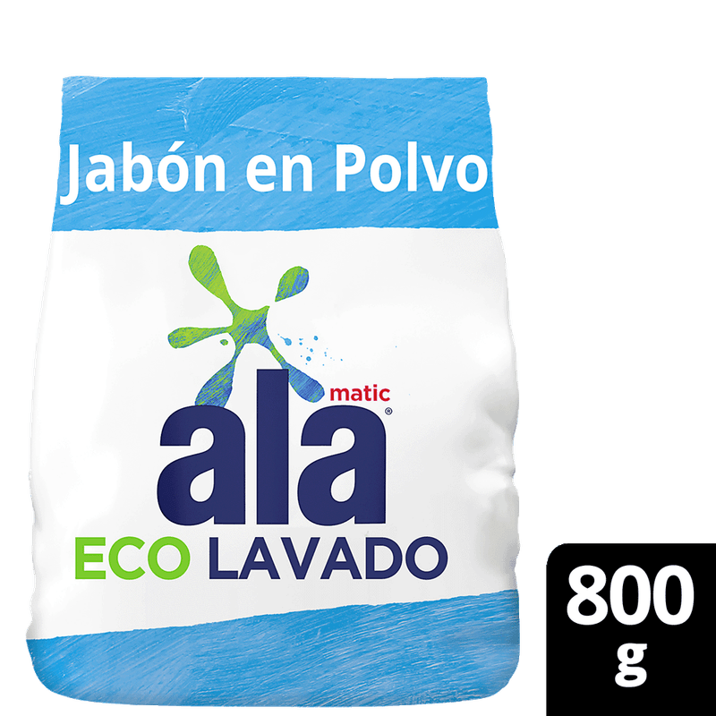 Jabón En Polvo ALA Matic Core Ecolavado 800g