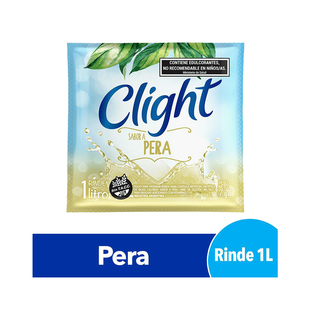 Jugo en Polvo Clight Pera 7 gr