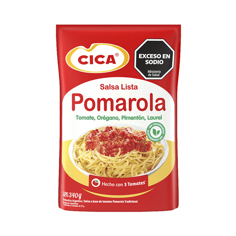 Salsa CICA Lista Pomarola Doy pack 340g
