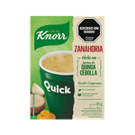 Sopa KNORR QUICK Zanahoria Con Qinoa/Cebolla 6u
