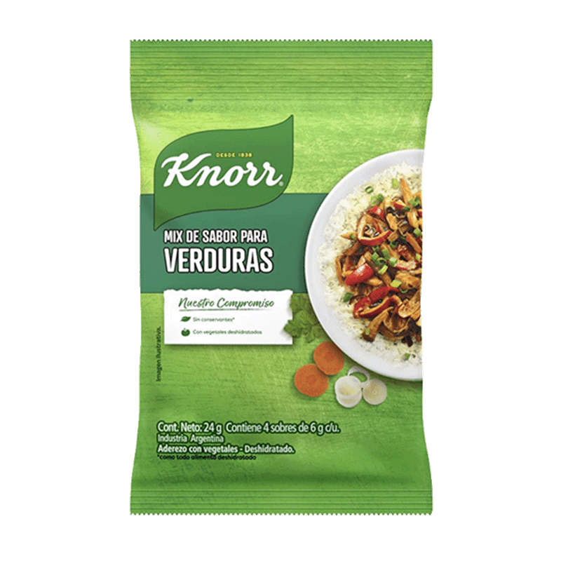 Caldo KNORR Mix De Sabor Gran Verdura 4u