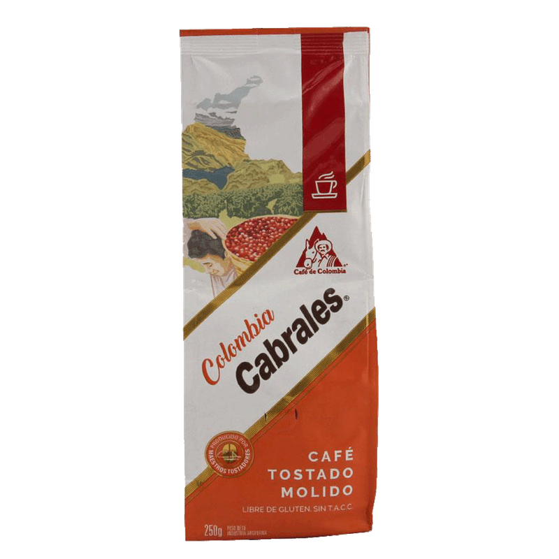 Cafe COLOMBIA CABRALES Molido Tostado 250g