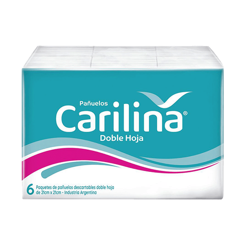 Pañuelos CARILINA Doble Hoja 6u
