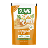Jabon Liquido SUAVE Flor Naranja/Miel Doy Pack 220ml