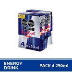 Bebida Energizante RED BULL Pack 4U 250m