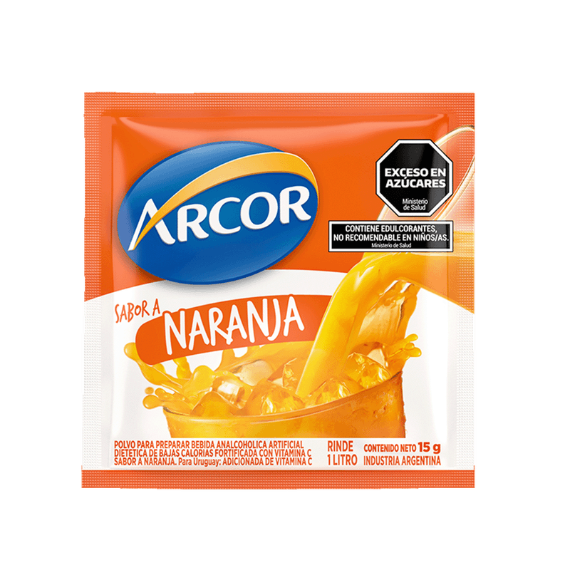 Jugo ARCOR Polvo Naranja 15g