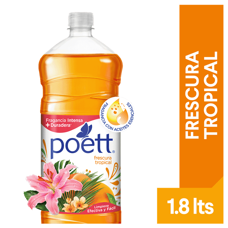 Limpiador Liquido POETT Frescura Tropical 18l