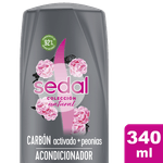 Acondicionador SEDAL Carbón Activado y Peonias 340ml