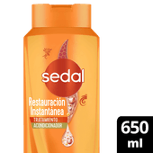 Acondicionador SEDAL Restauración Instantanea 650ml