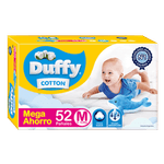 Pañales DUFFY Mega Ahorro M 52u