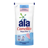 Jabon Liquido ALA CAMELLITO Ropa Fina Matic Doy Pack 450c