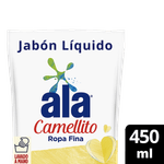 Jabon Liquido ALA CAMELLITO Ropa Fina Regular Doy Pack 450c